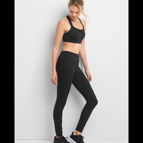 GapFit High Rise Blackout Full Length Leggings - Picture 3 of 11